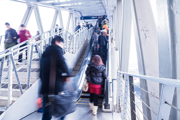 istock Passenger in the Beijing bus station.Motion blur 187856606