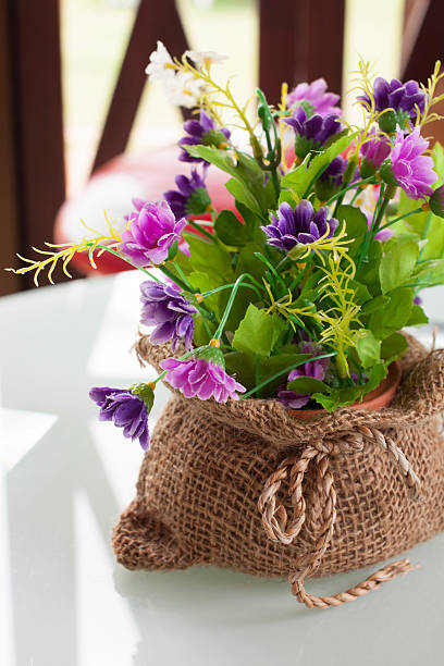 istock Violet flower in the bag 187860514