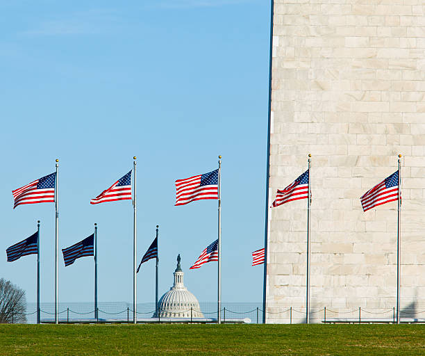 istock Washington Monument with Capitol 187860750
