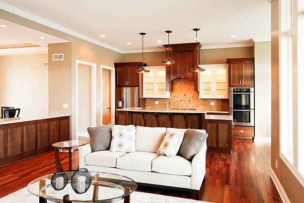 istock New House Living Room and Kitchen 187863956