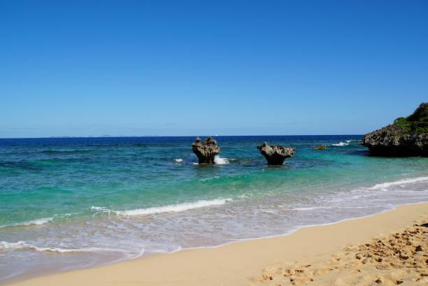 istock Turquoise Sea and Heart Rock 1878646524