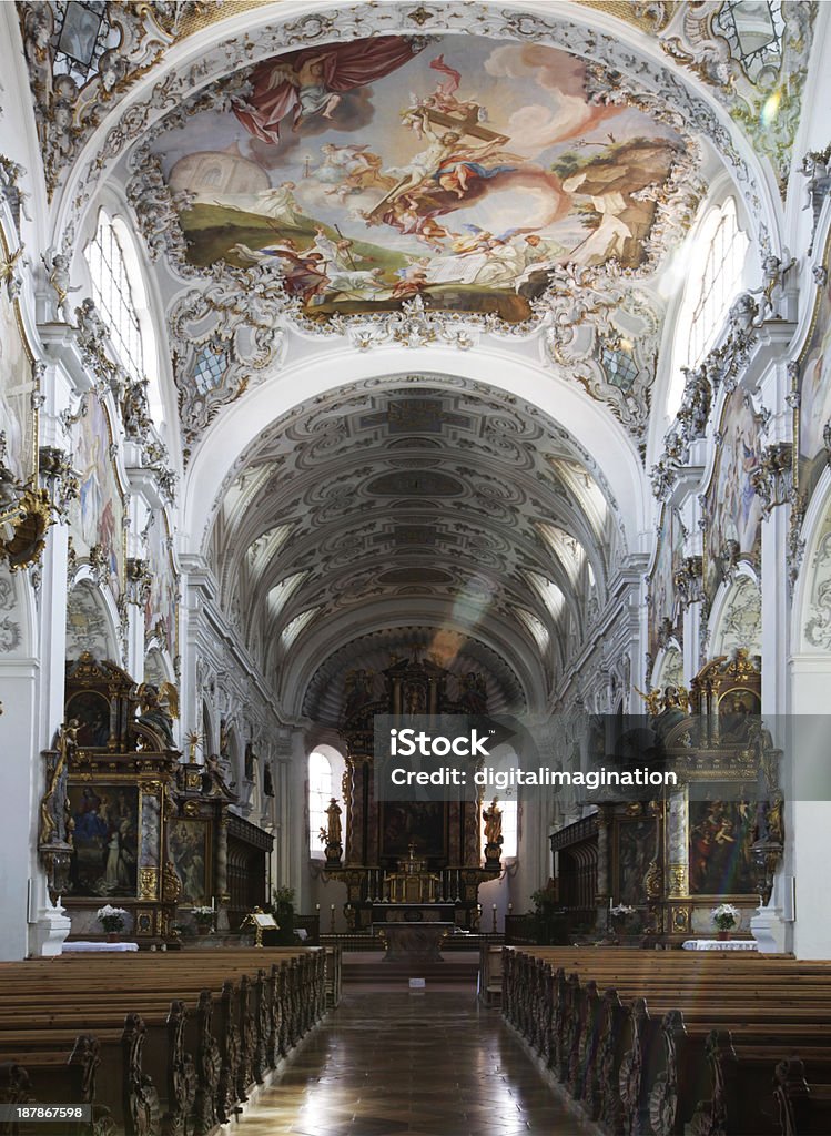 Kirche von Steingaden - Lizenzfrei 17. Jahrhundert Stock-Foto