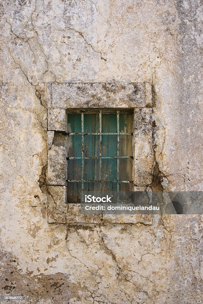 Pequeno verde janela - Royalty-free Antigo Foto de stock