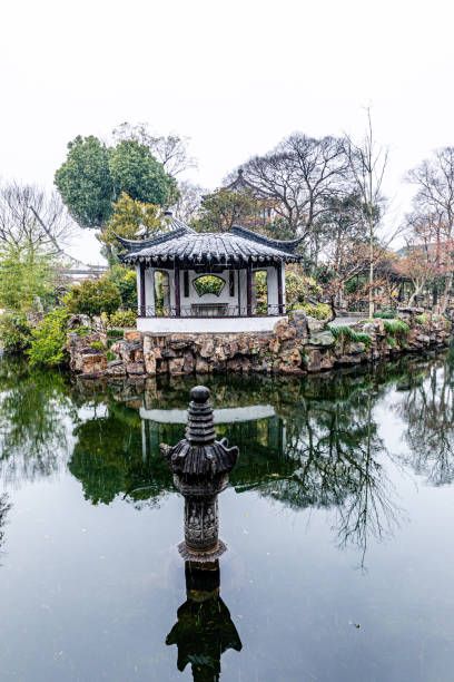 istock Ancient Chinese Traditional Gardens in the Snow 1878697167