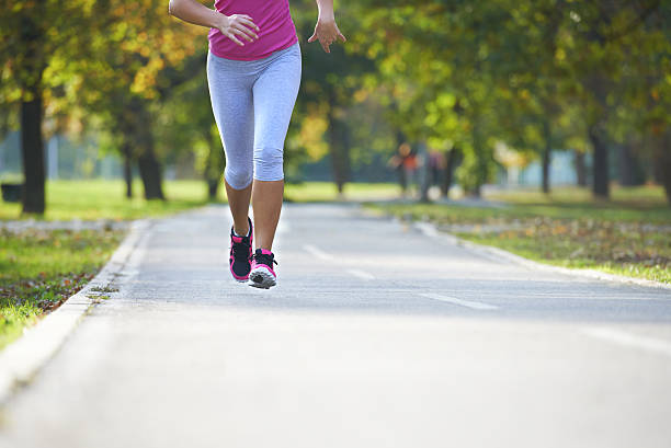 istock Young woman running 187871552