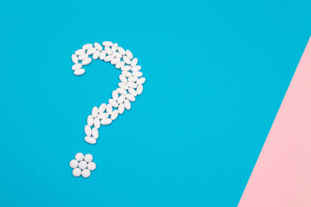 istock White Question Mark. Pharmaceutical Industry and Medicinal Products 1878734634