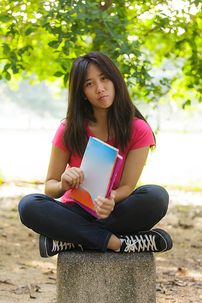 istock Asian schoolgirl 187875177