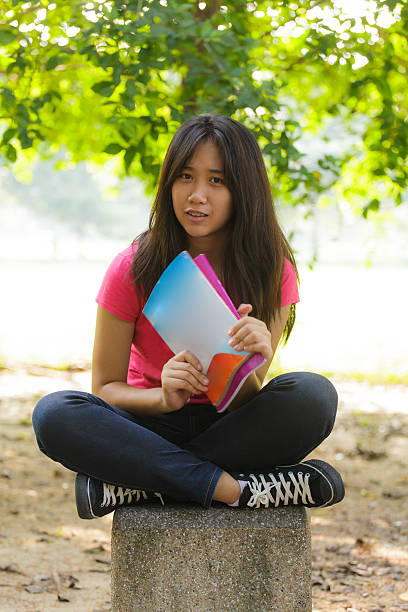 istock Asian schoolgirl 187875181