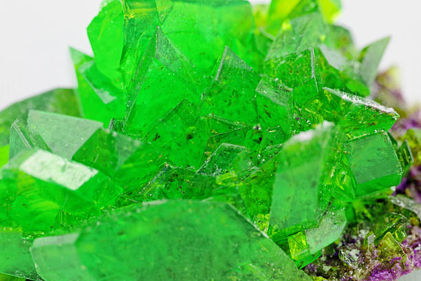 istock crystal macro photo in emerald color 187876046