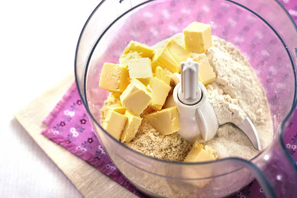 istock Making of shortcrust pastry for sweet tart 187876943