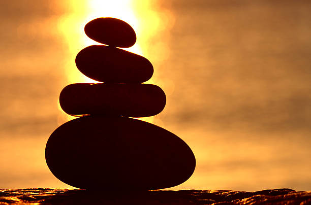 pile of stones in sunshine