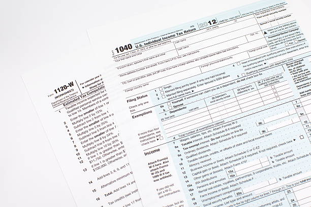 istock U.S. income tax form 187878825