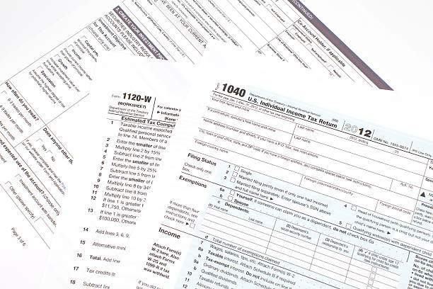 istock U.S. income tax form 187878833