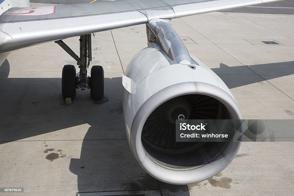 Jet Turbina a - Foto stock royalty-free di Aeroplano