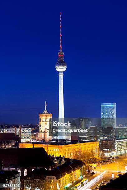 Skyline Von Berlin Stockfoto und mehr Bilder von Abenddämmerung - Abenddämmerung, Alexanderplatz, Ansicht aus erhöhter Perspektive