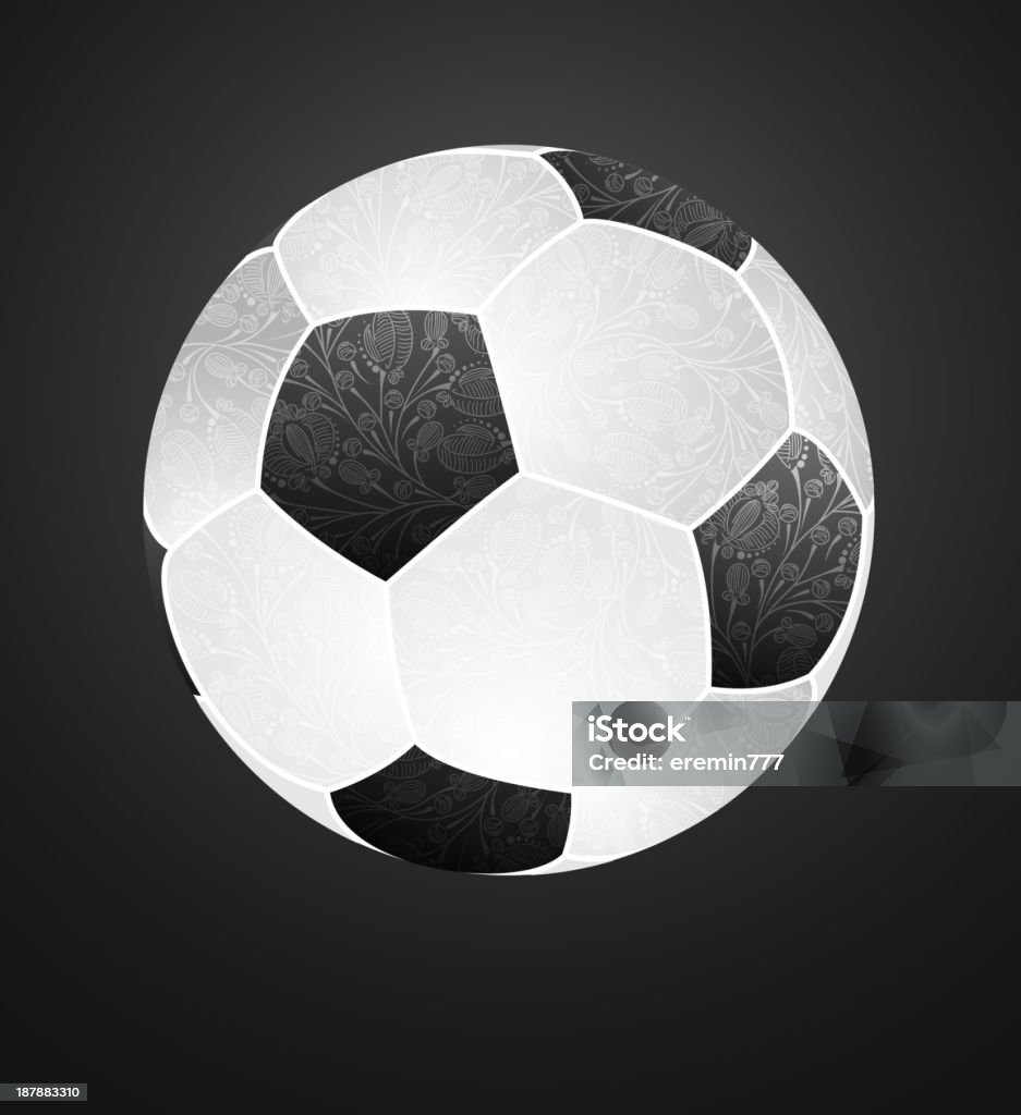 Abstrait ballon de football - clipart vectoriel de Abstrait libre de droits