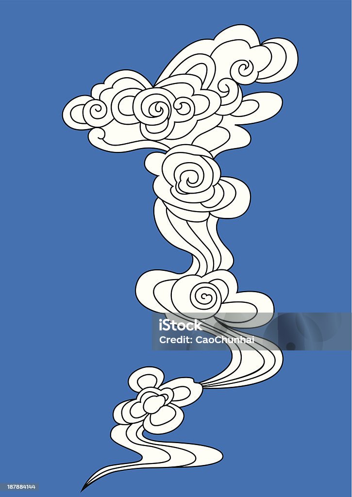 Motif chinois Cloud - clipart vectoriel de Arts Culture et Spectacles libre de droits