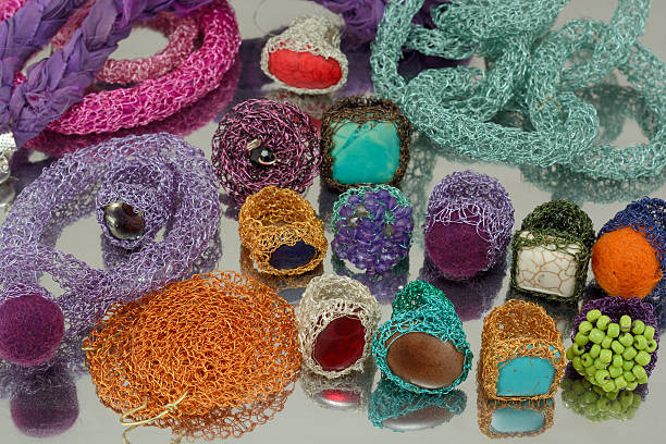 istock Crochet Wire Jewelry Collection 187886037