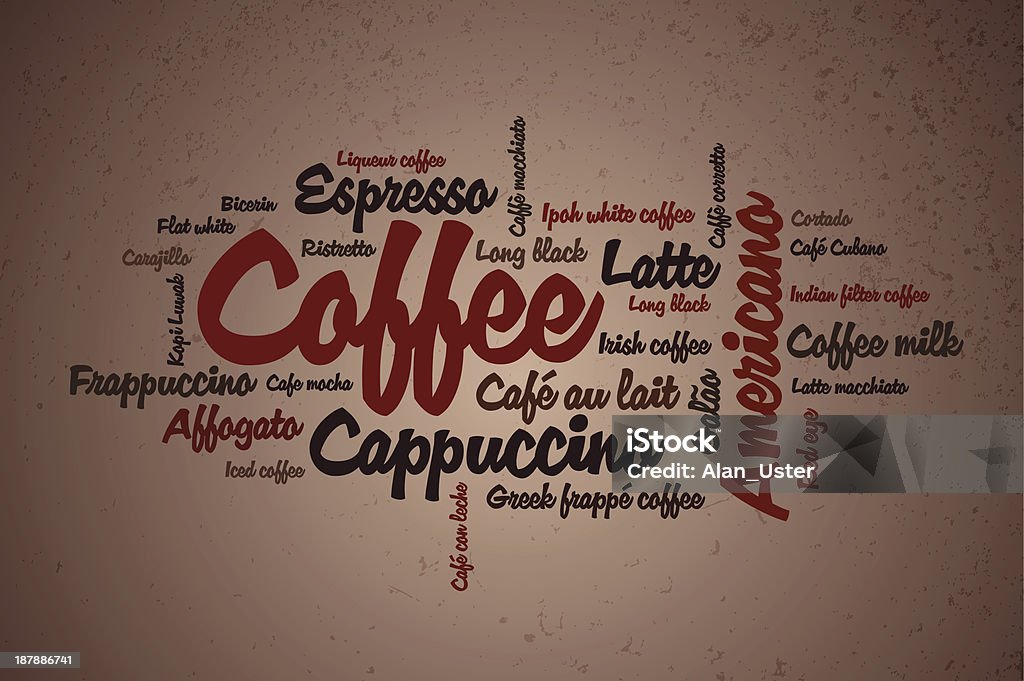 Tipos de café - arte vectorial de Café - Bebida libre de derechos