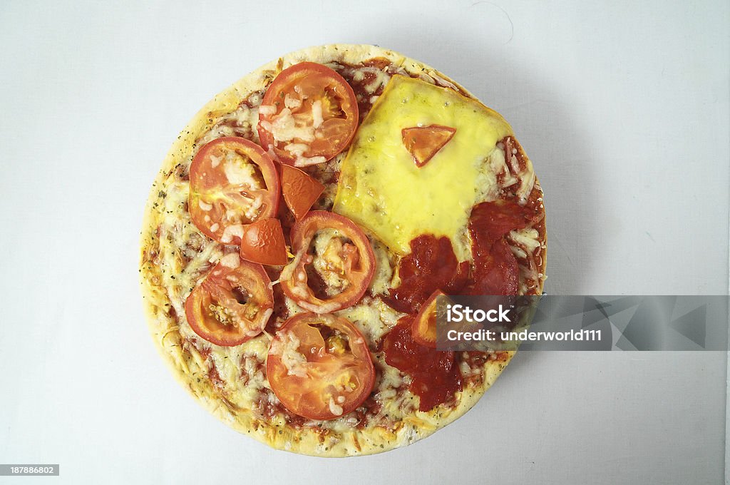 Pizza italiana - Foto stock royalty-free di Carne