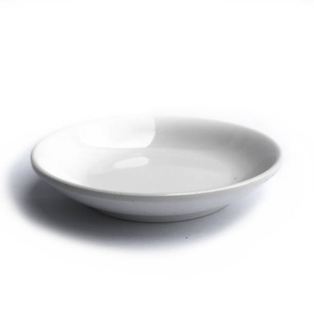 istock An empty saucer or plate made of white ceramic 1878868211