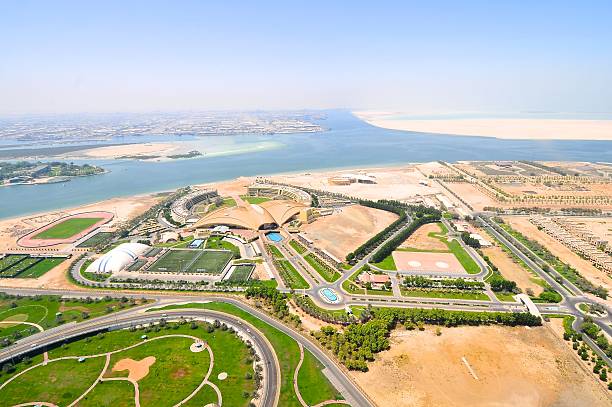 istock Abu Dhabi Aerial View 187887602