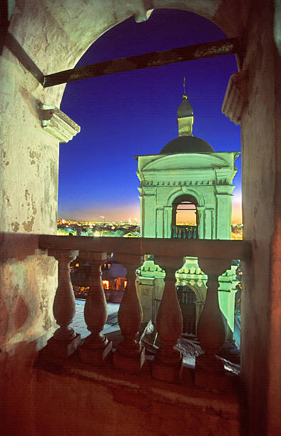 istock Evening. A fragment of the Catholic cathedral. 187892671