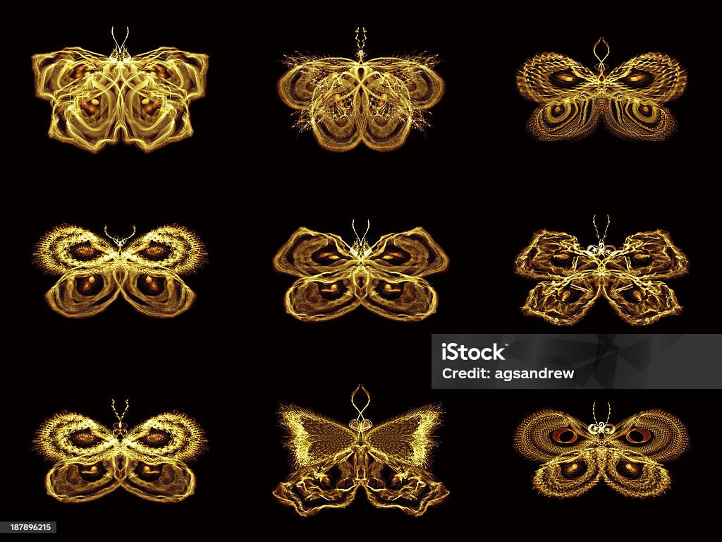 Wybór Fraktal motyle - Zbiór zdjęć royalty-free (Abstrakcja)