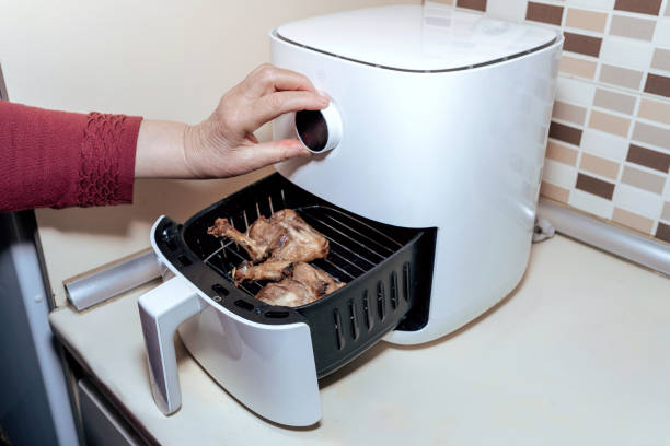 istock Chicken cutlets in the airfryer 1878962686