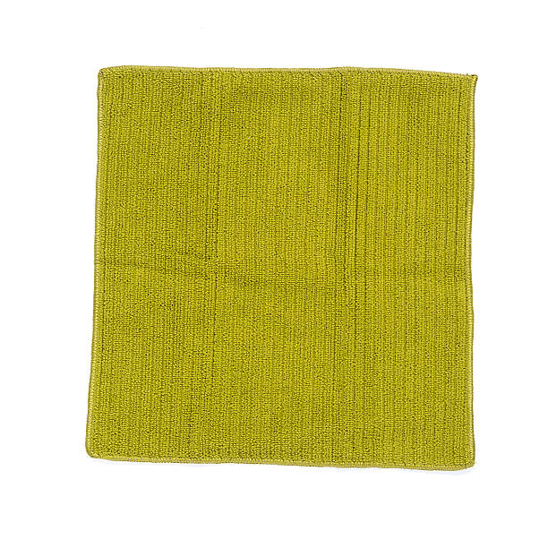 istock Green cleaning rag isolated on white 187896276