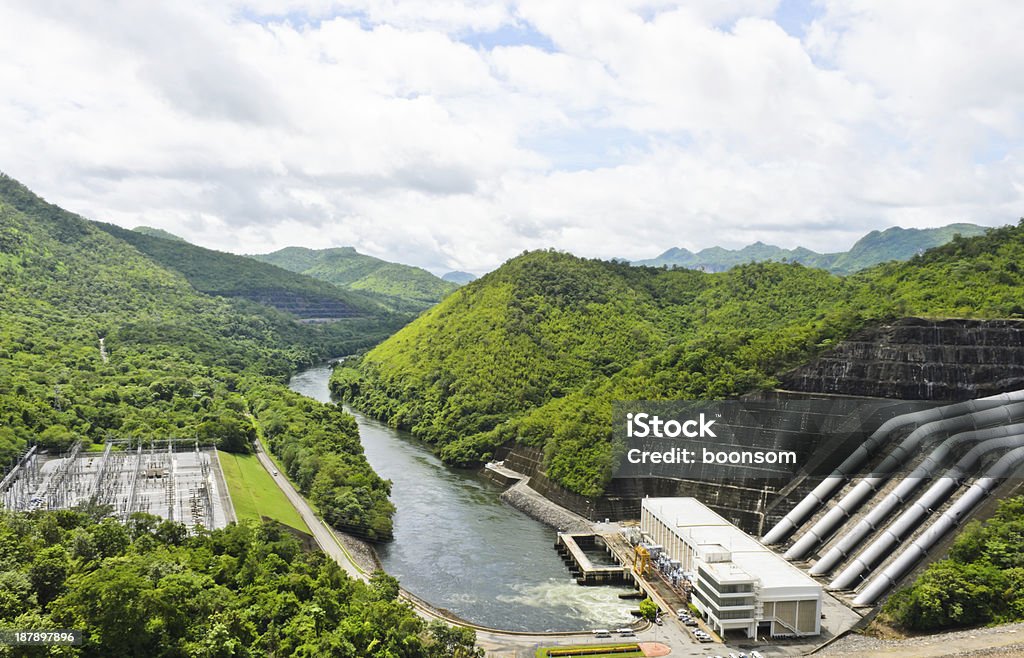 Scenic de Barragem hidroelétrica - Royalty-free Ao Ar Livre Foto de stock