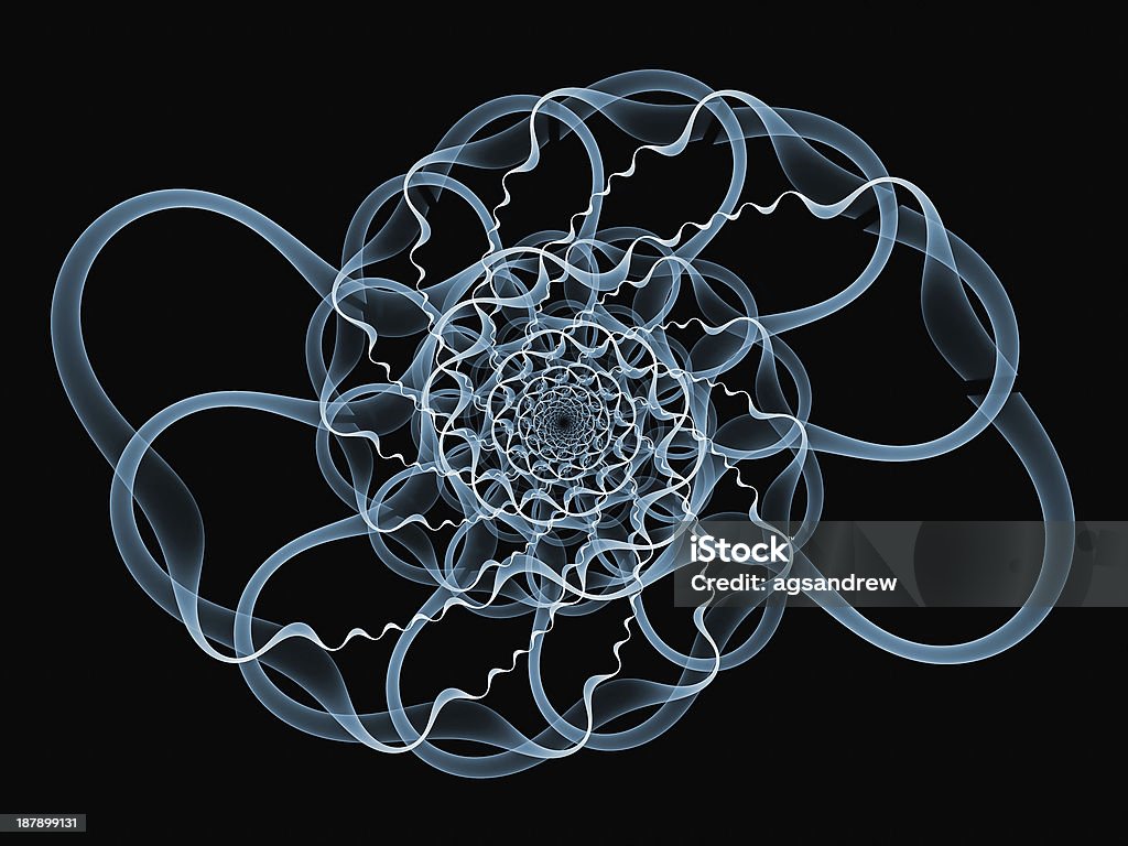 Elemento de espiral isolado - Foto de stock de Abstrato royalty-free