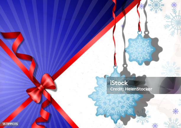 Ilustración de Elegante Fondo De Navidad y más Vectores Libres de Derechos de Abstracto - Abstracto, Azul, Celebración - Ocasión especial