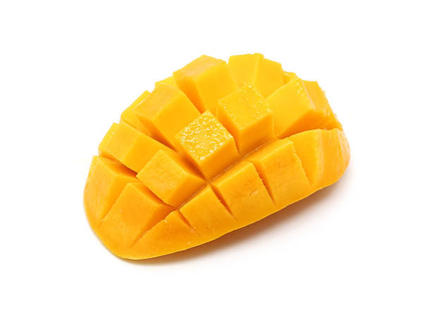 Mango isolated on white Sliced mango, isolated on white. mango fruit photos stock pictures, royalty-free photos & images