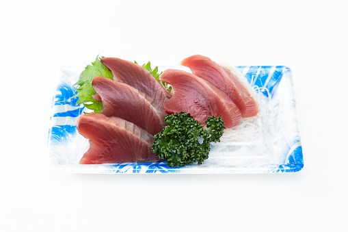 Bonito sashimi.