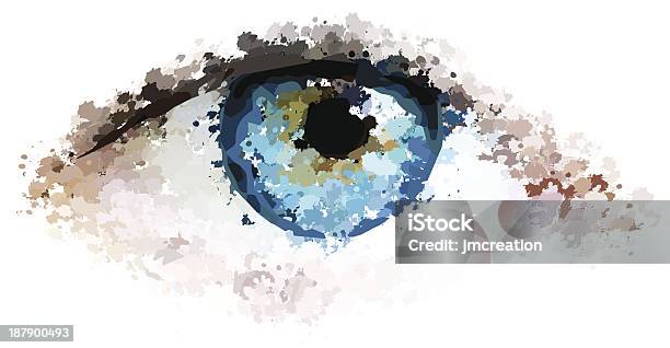 Gesunde Augen Reinigen Sie Vektorillustration Stock Vektor Art und mehr Bilder von Augentropfen - Augentropfen, Augapfel, Allergie