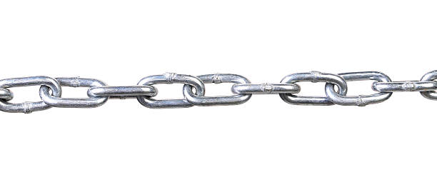 istock Close up of links a chain. 187903514