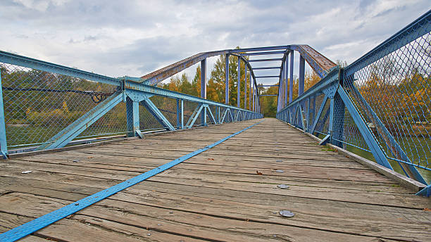 istock Bride over river Drava in autumn 187903907