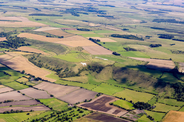 istock Land Markers From The Air 1879051003