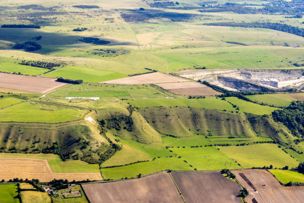 istock Land Markers From The Air 1879052547