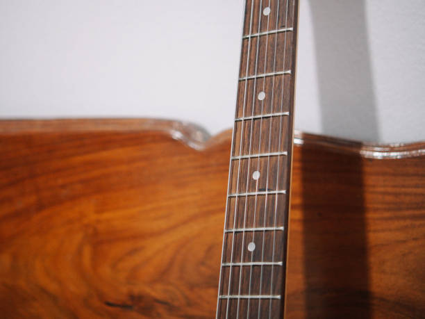 istock wooden guitar close up 1879073412