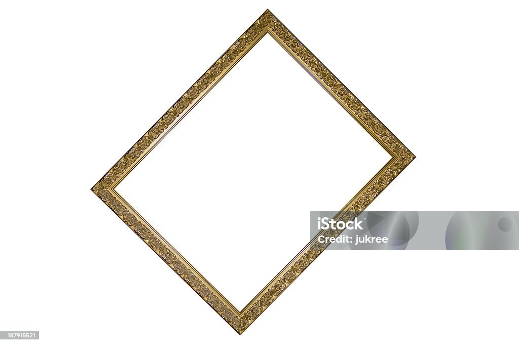 Figura frame. isolado em fundo branco - Royalty-free Elegância Foto de stock