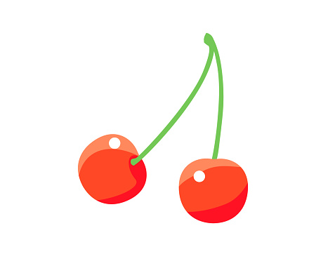 This is an illustration of fresh cherries.