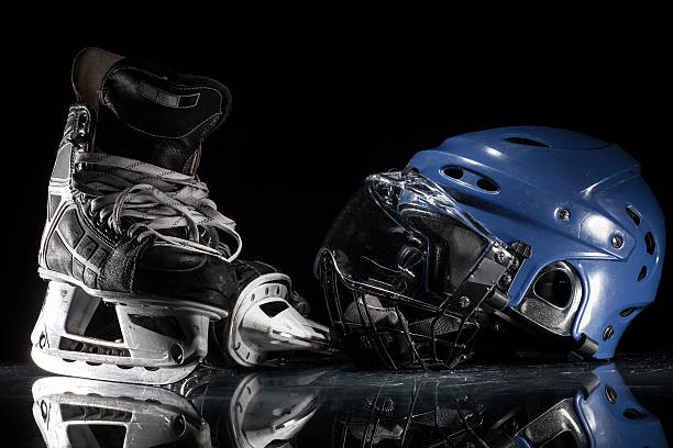 istock Ice hockey equipment 187917135