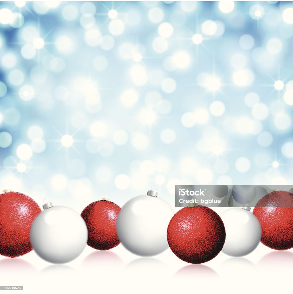 赤と白のクリスマスアイテム - お祝いのロイヤリティフリーベクトルアート