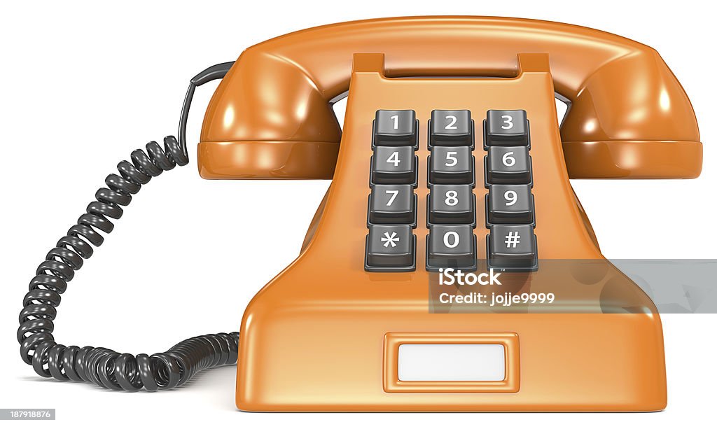 Telecomunicazioni. - Foto stock royalty-free di Arancione