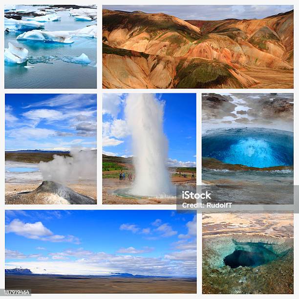 Impressões Da Islândia - Fotografias de stock e mais imagens de Bolha - Estrutura Física - Bolha - Estrutura Física, Calor, Central de Energia Geotérmica