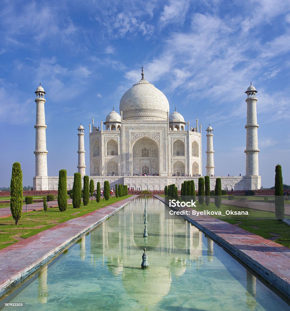 Taj Mahal Taj Mahal in Agra, Uttar Pradesh, India Taj Mahal Stock Photo