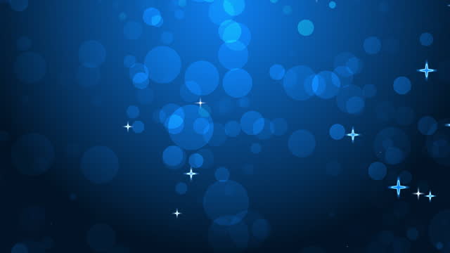 Abstract Blue blurry bokeh background