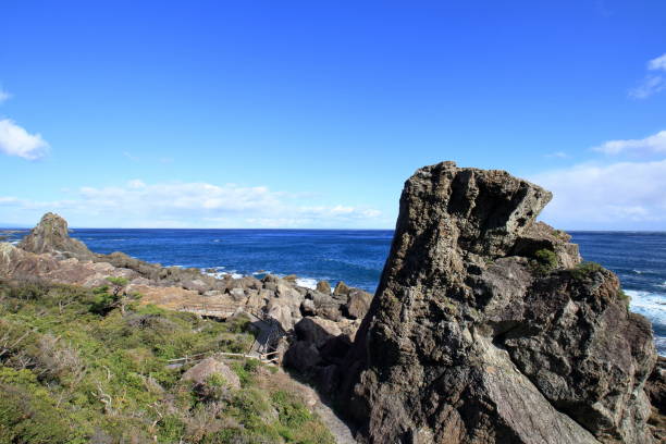 istock Cape Muroto, Eboshi Rock and Bishago Rock (Kochi Prefecture) 1879249557